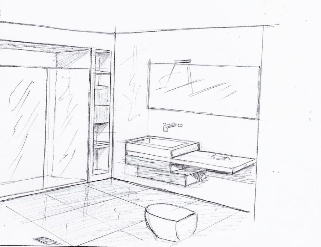 Sketch - Bagno